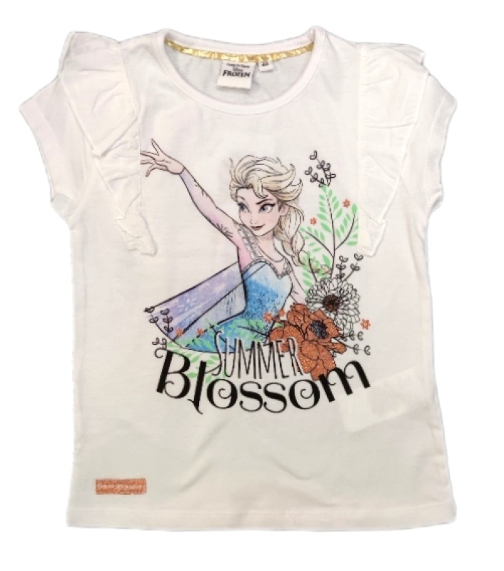 Frozen T-Shirt Weiß "Summer Blossom"